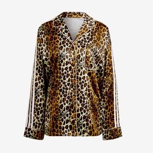 Adidas Satin Button Up Top & Pants